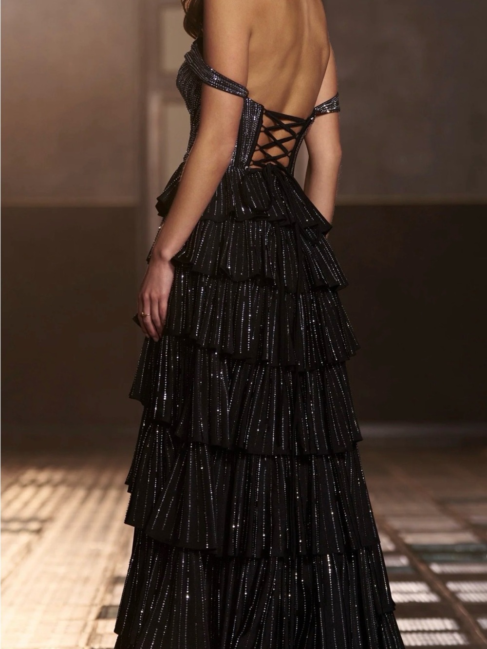 Sherri Hill Black Gown - Picture 2 of 4
